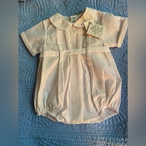 NWT 3 month white Feltman Brothers bubble